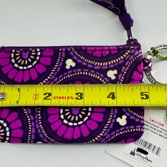 Vera Bradley Plums Up Disney Mickey ID Case Wallet - Picture 5 of 7